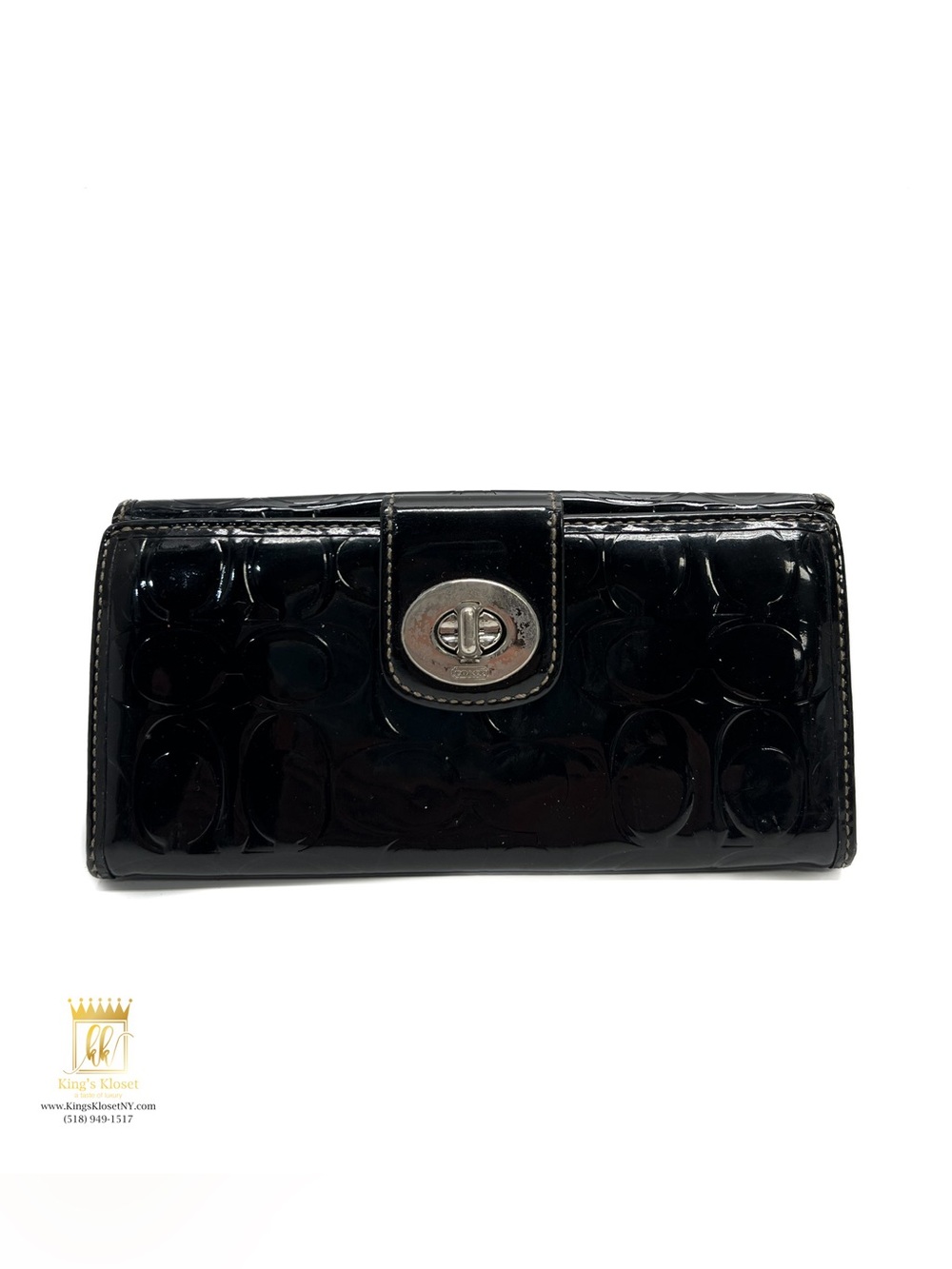 Coach Embossed 2 sided long Wallet